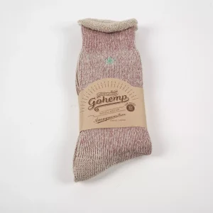 Chaussettes gohemp low gauge pile crew - Anonymous